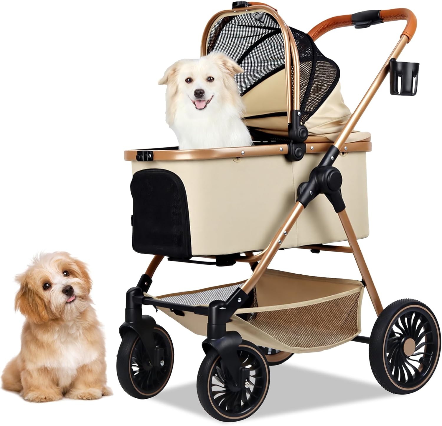 MOTOSTAR ペットカート 分離型 折りたたみ ペットバギー 小型犬 中型犬