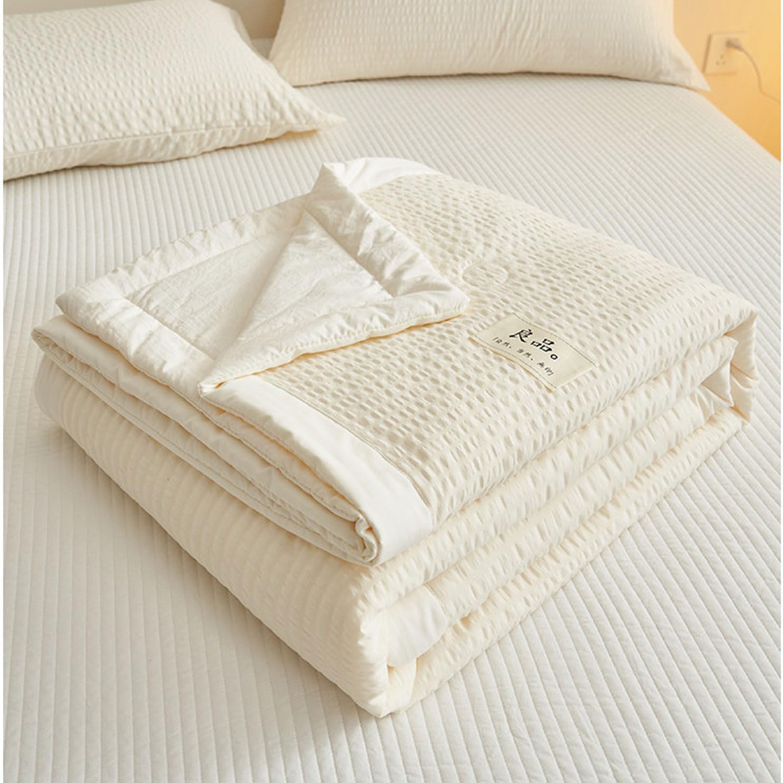 Coperta di raffreddamento leggera della garza della bolla morbida traspirante per la trapunta di raffreddamento della camera da letto AC