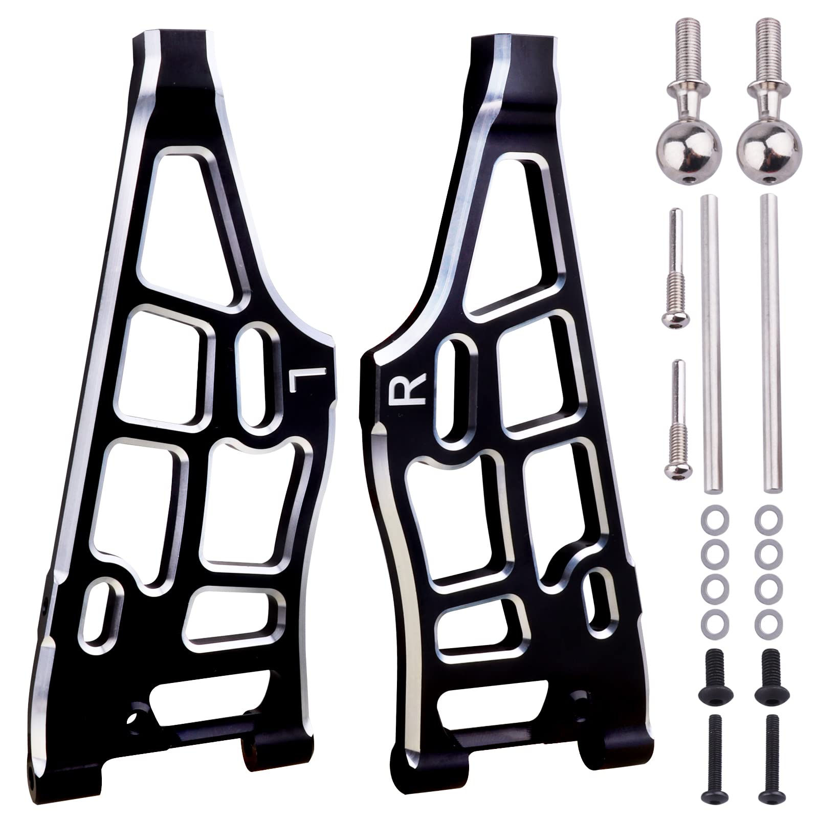 RWLZLB Metal Upgrades Replacement Accessories for Hyper Go H14bm MJX 14210 14209 Jetwood JC14EP, 1/14 Brushless Rc Cars Upgrade Spare Part (Front Upper Swing Arm)