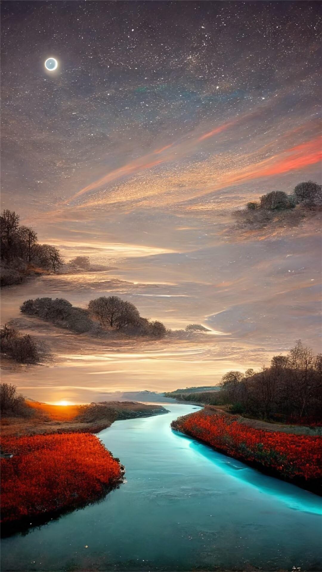 Peinture Diamant Adulte Grand Format Anti-Stress Toile Paysage de Nuit 5D