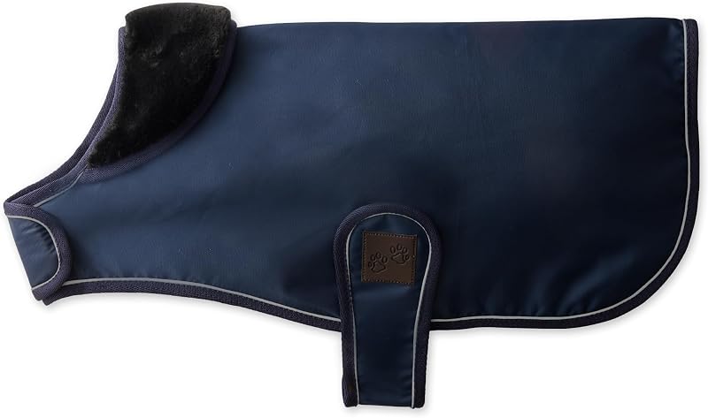 Capa de Chuva para Cães Pet Passion Breeze II, Poliamida Resistente à Água, Marinho, Tamanho Grande