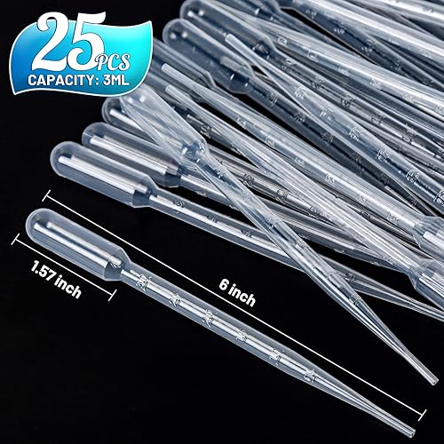 Miniatura 8 de Pipetas plásticas de transferencia Teenitor 3fl oz ojo cuentagotas paquete de 150aceites esenciales cuentagotas herramienta de maquillaje