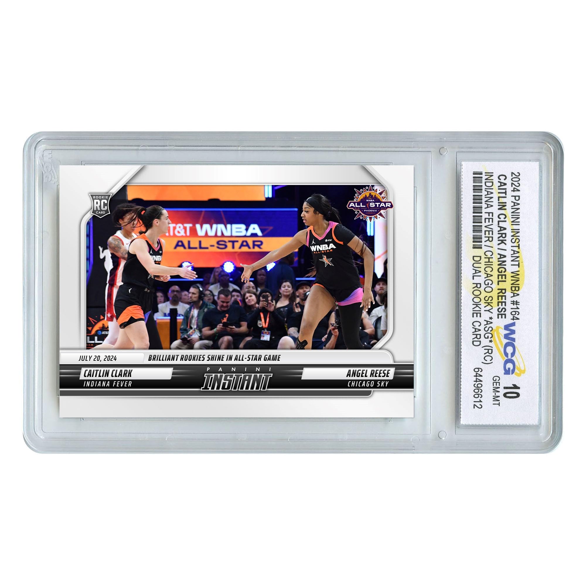 2024 Panini Instant Caitlin Clark & Angel Reese Rookie Card #164 - Basketball Trading Card 9 thumbnail image