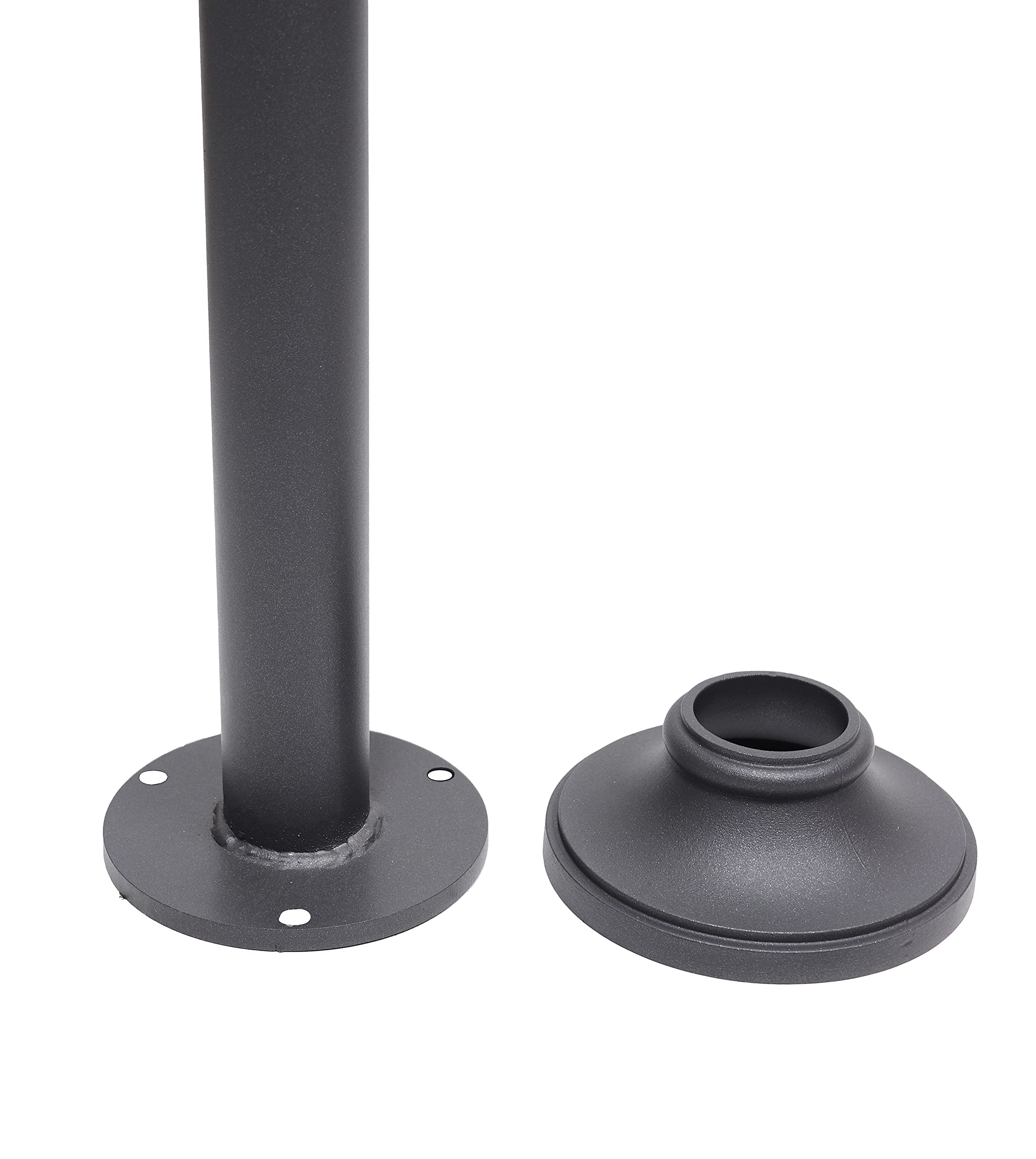 Fonderia Bongiovanni Fontana a colonna in acciaio colore grigio ghisa esclusa di rubinetto per casa giardino esterno modello Enna