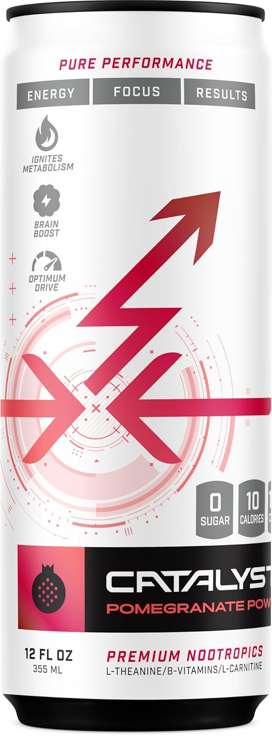 CATALYST | Pomegranate Power Energy Drink, 12 FL OZ, 12 Pack