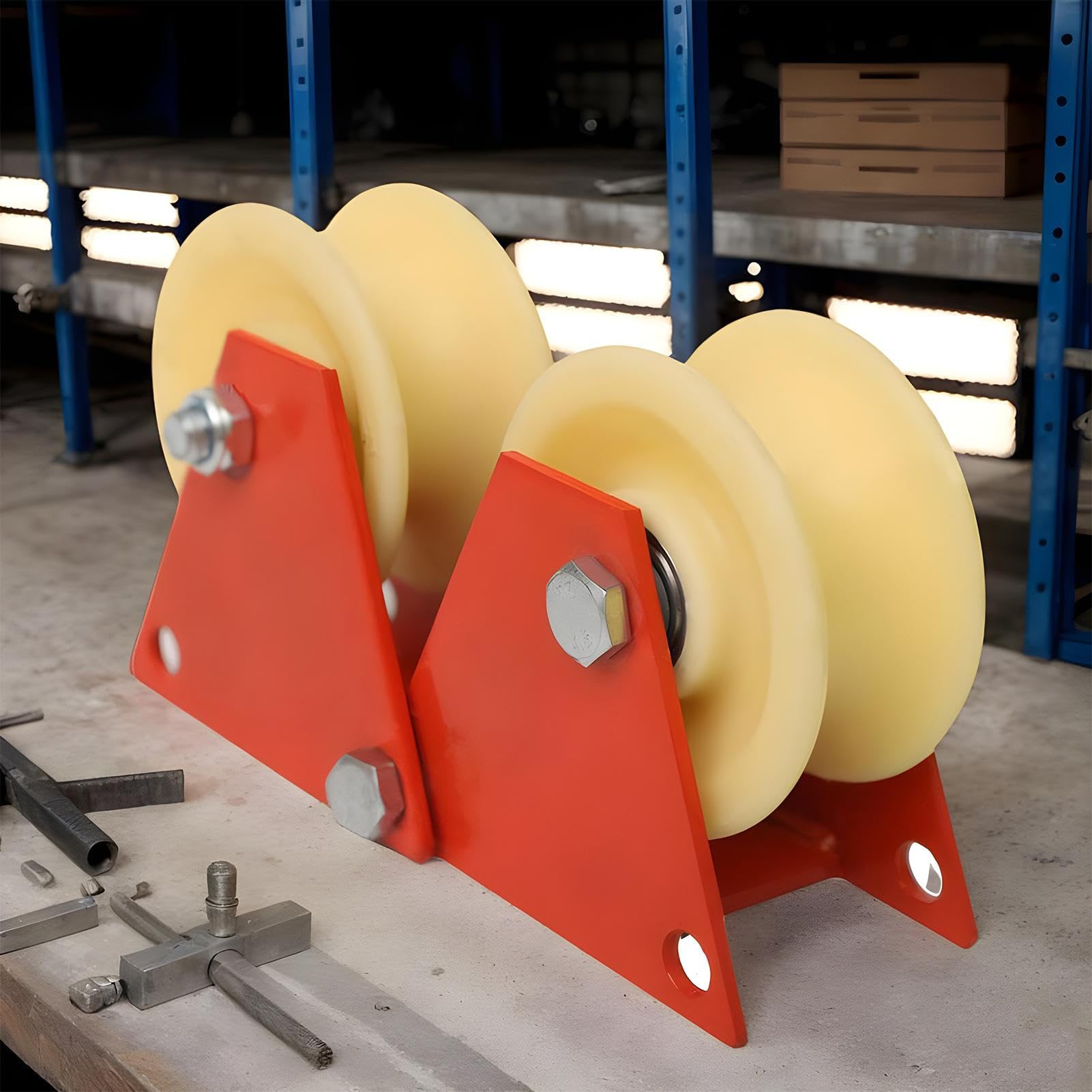 Seil-Riemenscheibe – manuelles Schnurrad, faltbare Wandecke, arbeitssparend, mechanisches Hebegerät, Werkzeug; Heimwerker, Hausdekoration, Outdoor-Aktivitäten, Bühnenbau