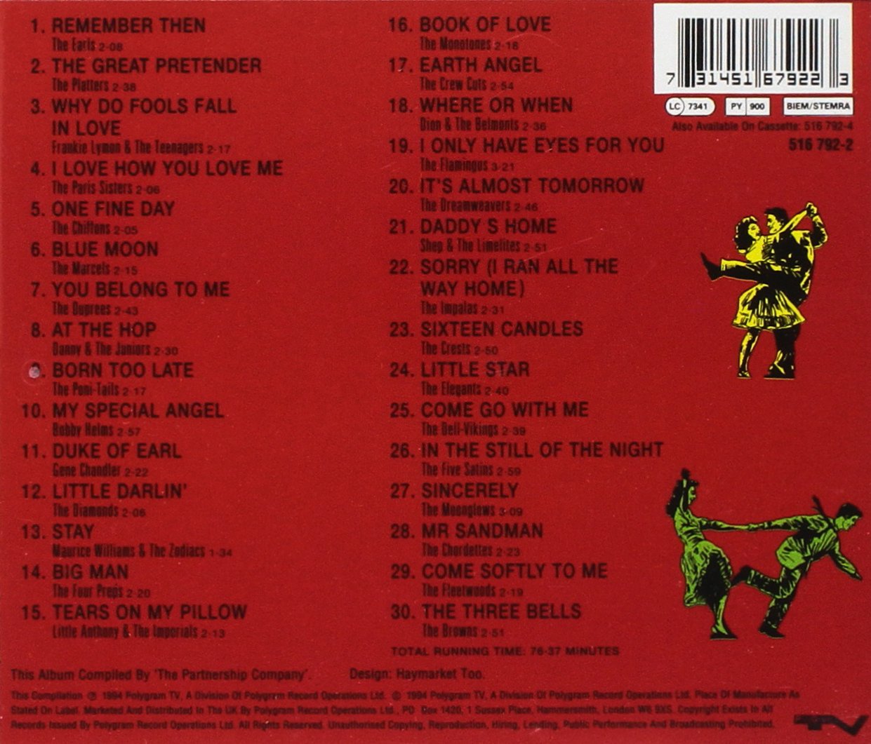 Remember Then: 30 Original Doo Wop Classics