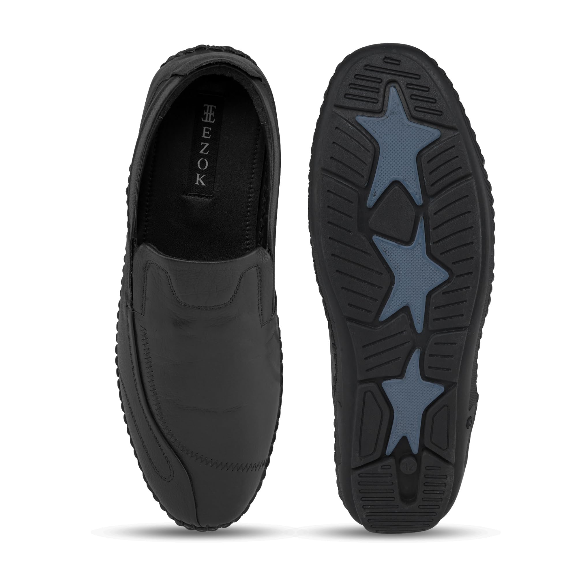 Men’s Leather Casual Slip-On Shoes | Comfortable Lightweight Loafers for Office, Walking & Casual Use-image-21