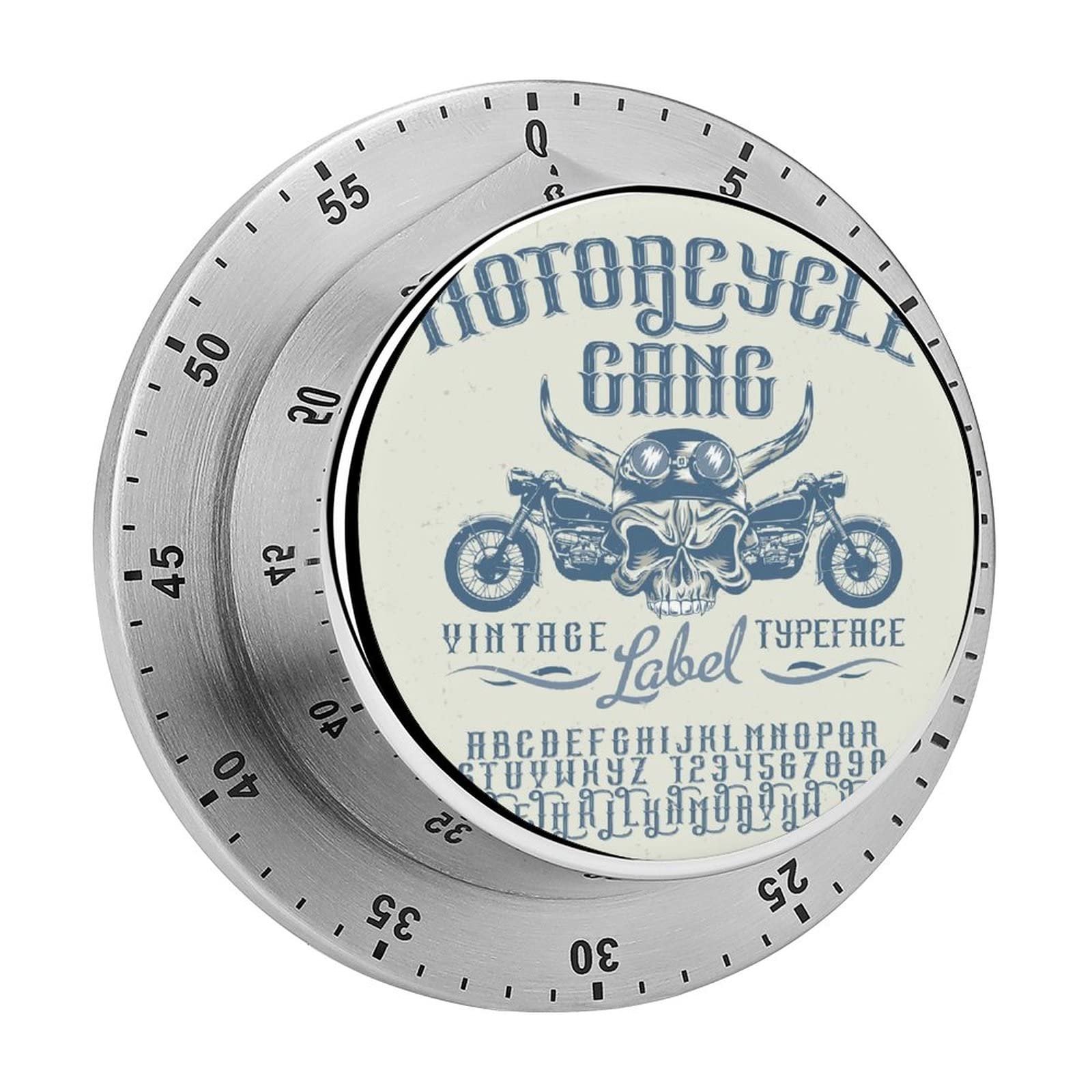 Kitchen Timer Skull Motorcycle Timer Magnetic Timer Mechanical Timer For Home Baking Cooking Oven