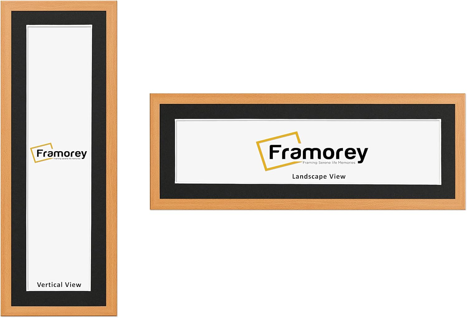 FRAMOREY Panoramic Style, Oxford Flat Wooden Effect Picture Frame