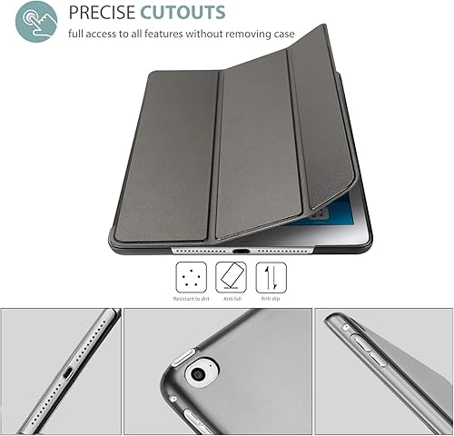 Miniatura 7 de ProCase Smart Case - Estuche para iPad Air 2, ultraligero y con función de atril trasero, translúcido para Apple iPad Air 2 (A1566 A1567)