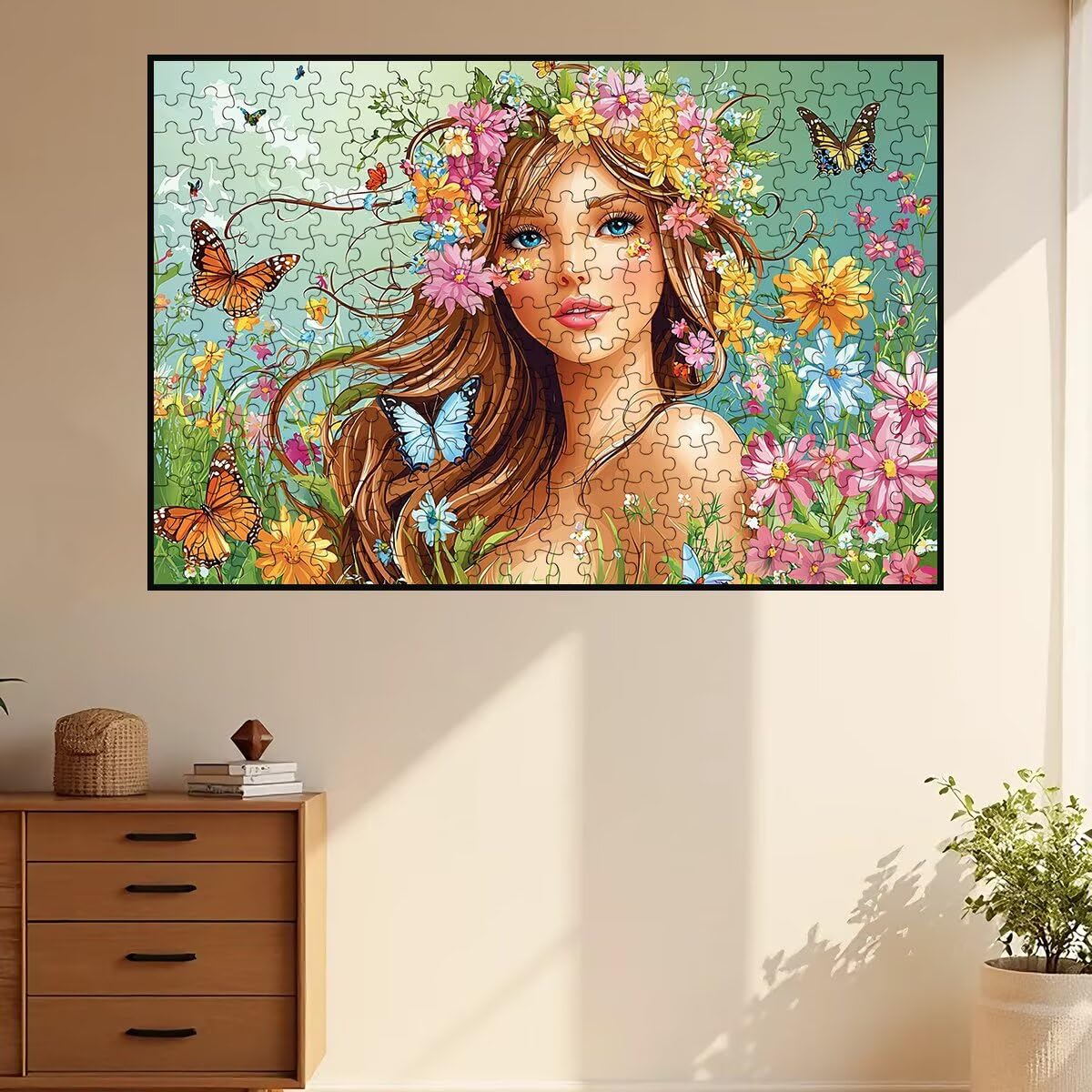 Puzzle 3000 sztuk anime drewniane puzzle kwiat klasyczne puzzle wyzwanie dla całej rodziny zabawki puzzle litery na plecach oryginalne prezenty dla mężczyzn dekoracja -2439