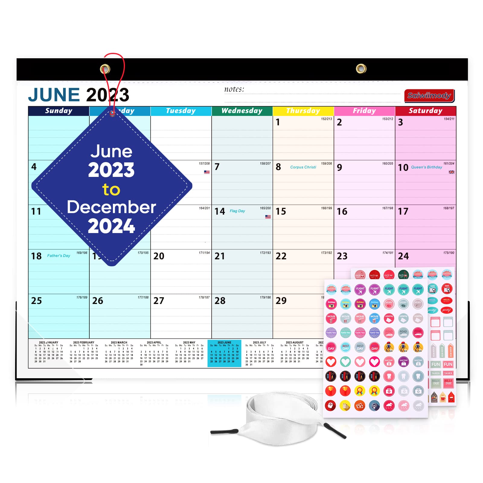amazon-com-desk-calendar-2023-2024-19-months-jun-2023-jan-2024-17-x-12-inch-desktop-calendar-with-plastic-cover-protects-and-thick-paper-with-corner-protectors-perfect-for-home-school-or-office