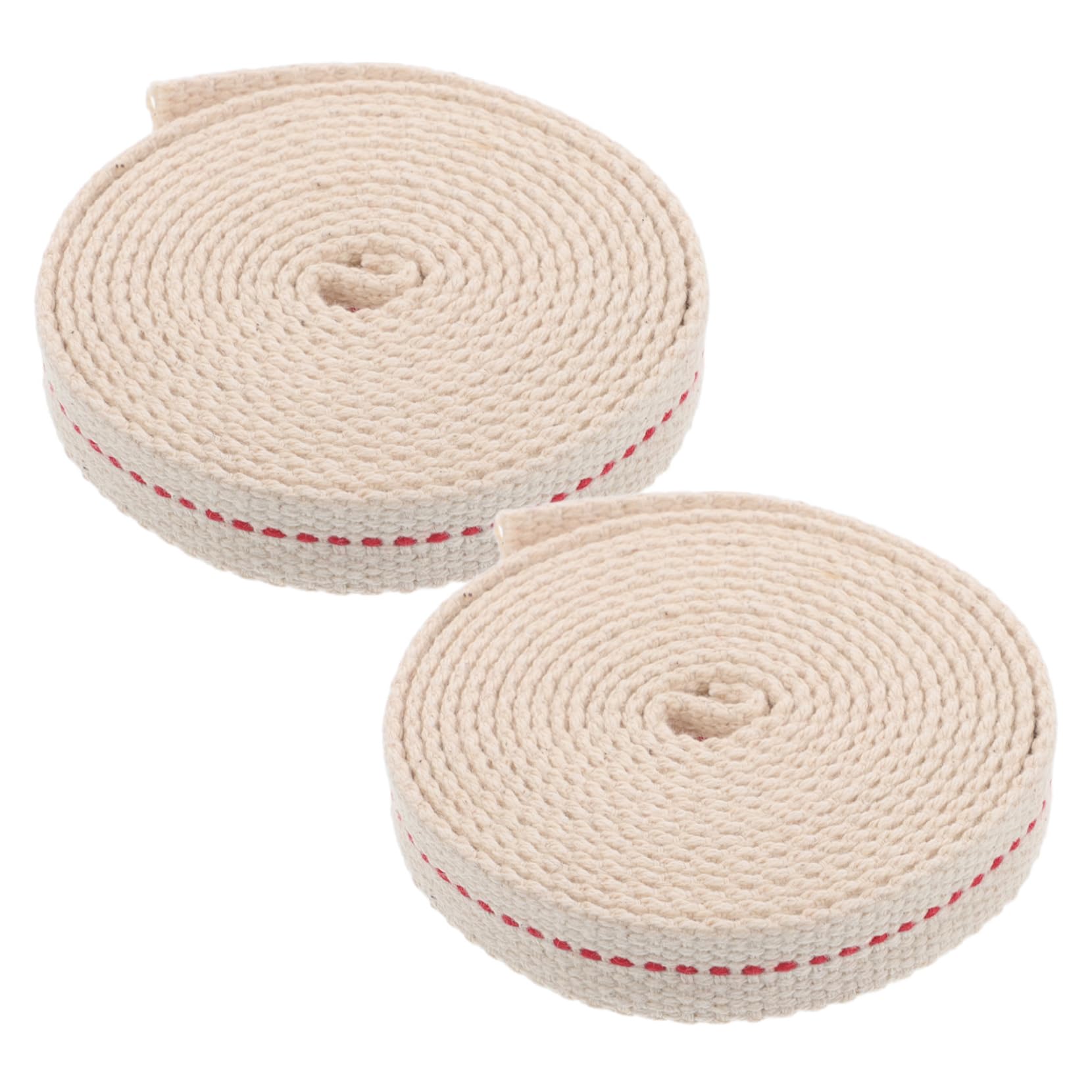 BESPORTBLE 2Rolls Flat Cotton Wick Replacement for Oil Lanterns Cotton Kerosene Lamp Wick Durable for Various Oil Lamps for Outdoor Camping