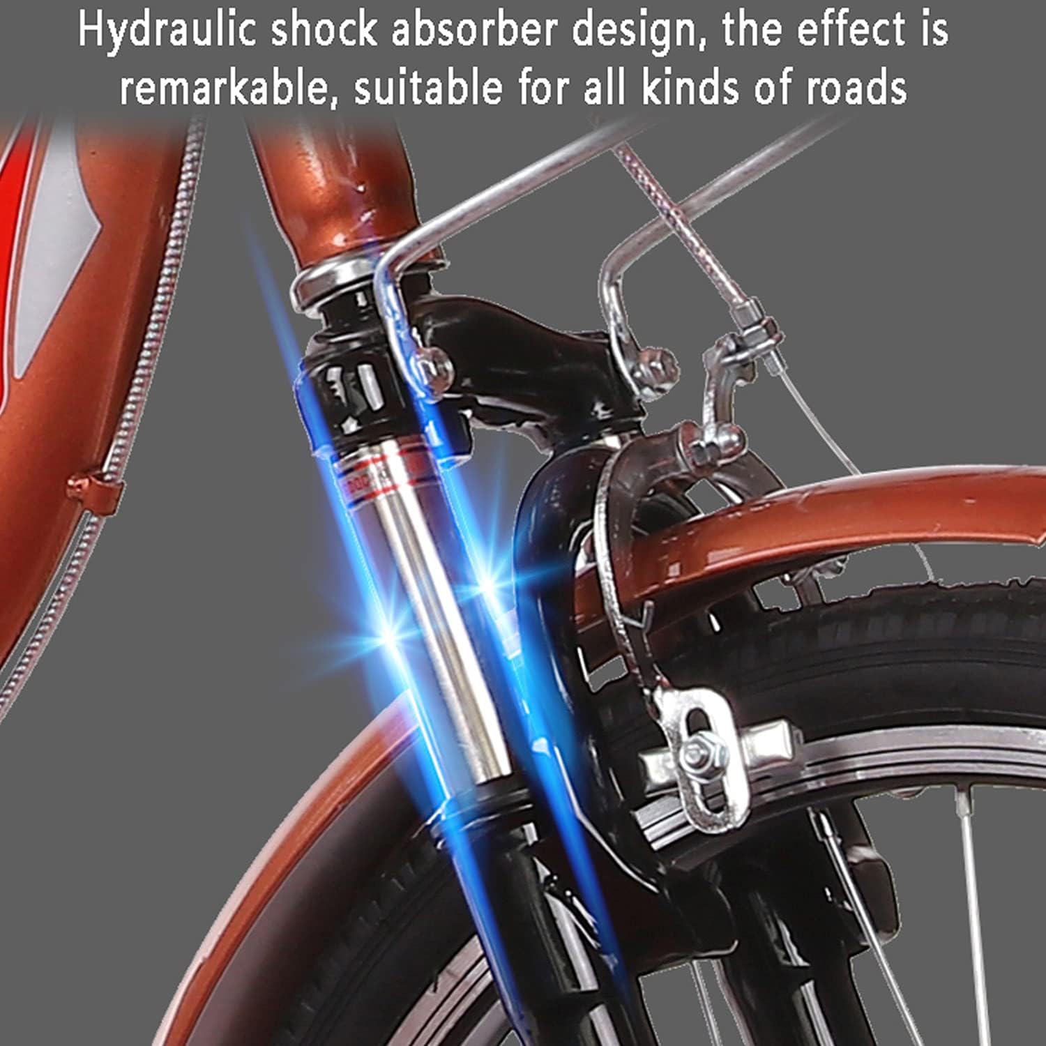 Adult Tricycle Bike 20in Adult Tricycle High Carbon Steel Frame Adult Bicycle for Seniors Multiple Colors
