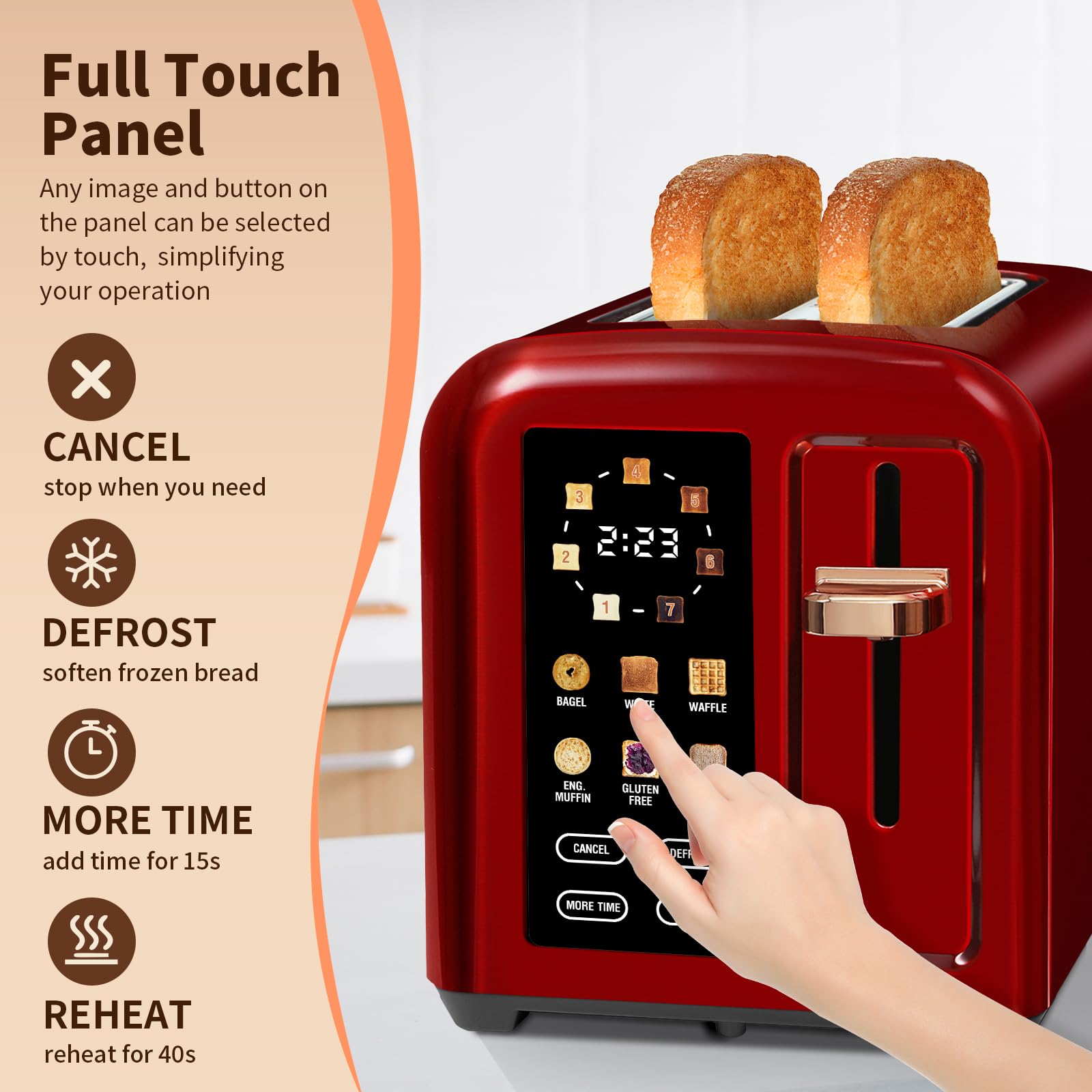 SEEDEEM 2-Slice Toaster - Faster Toasting! -5 SEEDEEM 2-Slice Toaster - Faster Toasting! -5