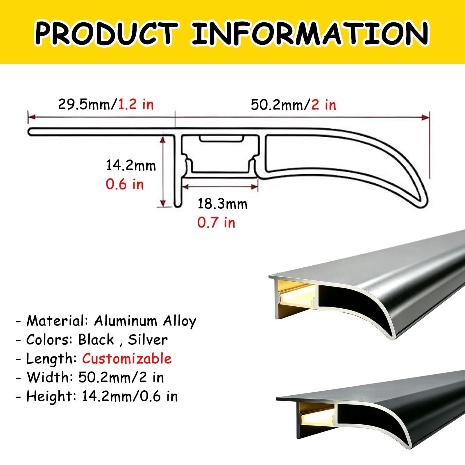 Alféizar Exterior Perfil Vierteaguas De Aluminio Personalizable