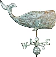 Vista 7 de Good Directions Veleta Ballena de 37", Azul Verde Cobre, Náutico, Pátina