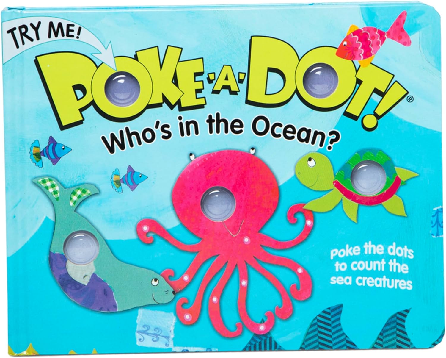 Melissa & Doug Poke A Dot Book, Interactive Educational Book, 20 Sheets, 7.25 x 9.25 inches