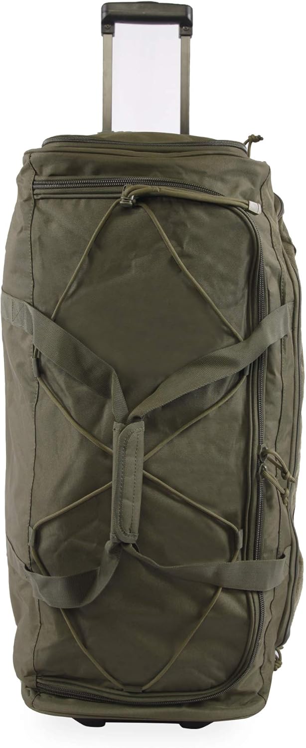Highland Tactical Squad Rolling Duffel, Dark Green, One Size