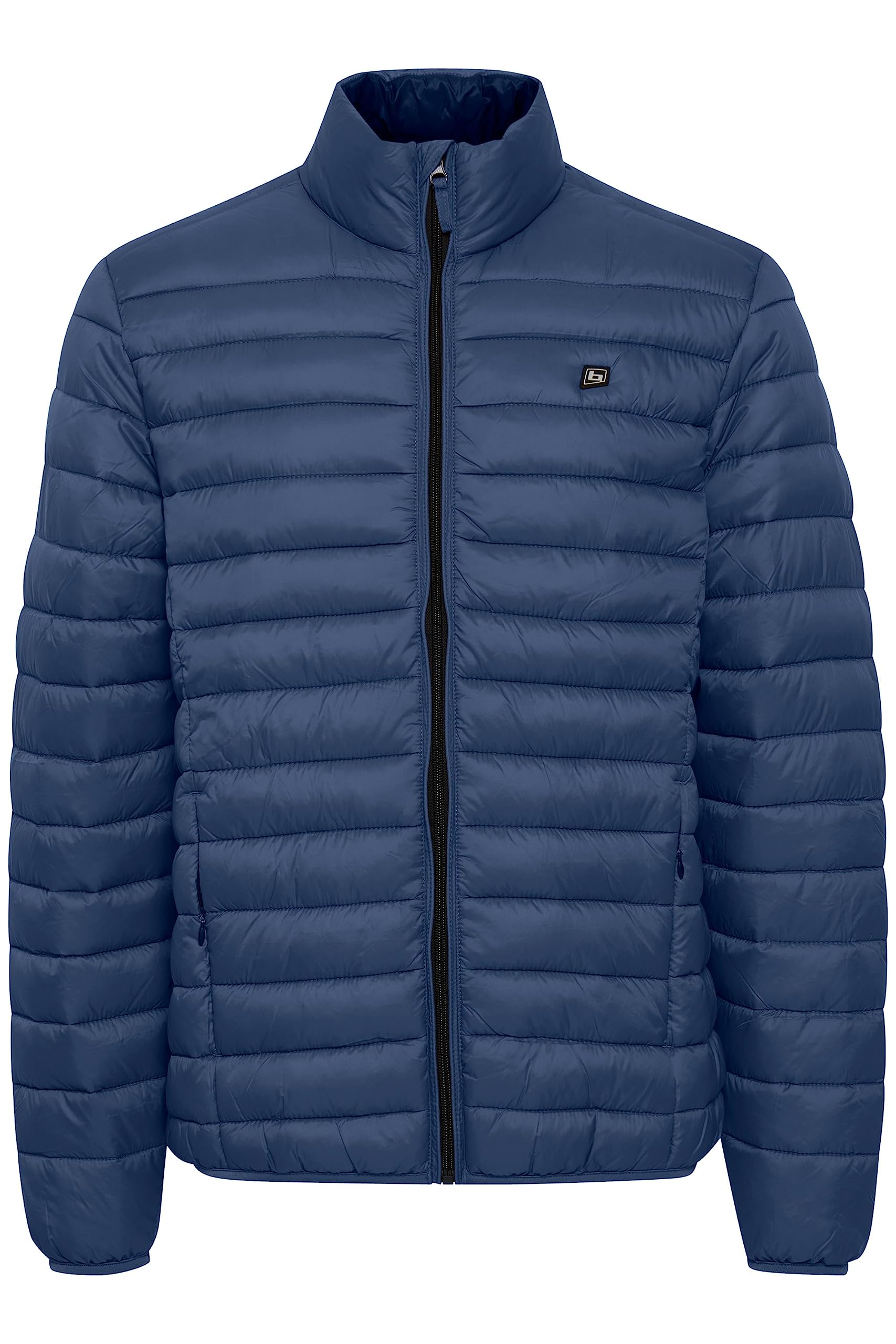 B Blend Men's 194026_Ensign Blue Blend Bhromsey Quilted Jacket Transition Jacket Lined With Stand-Up Collar, M
