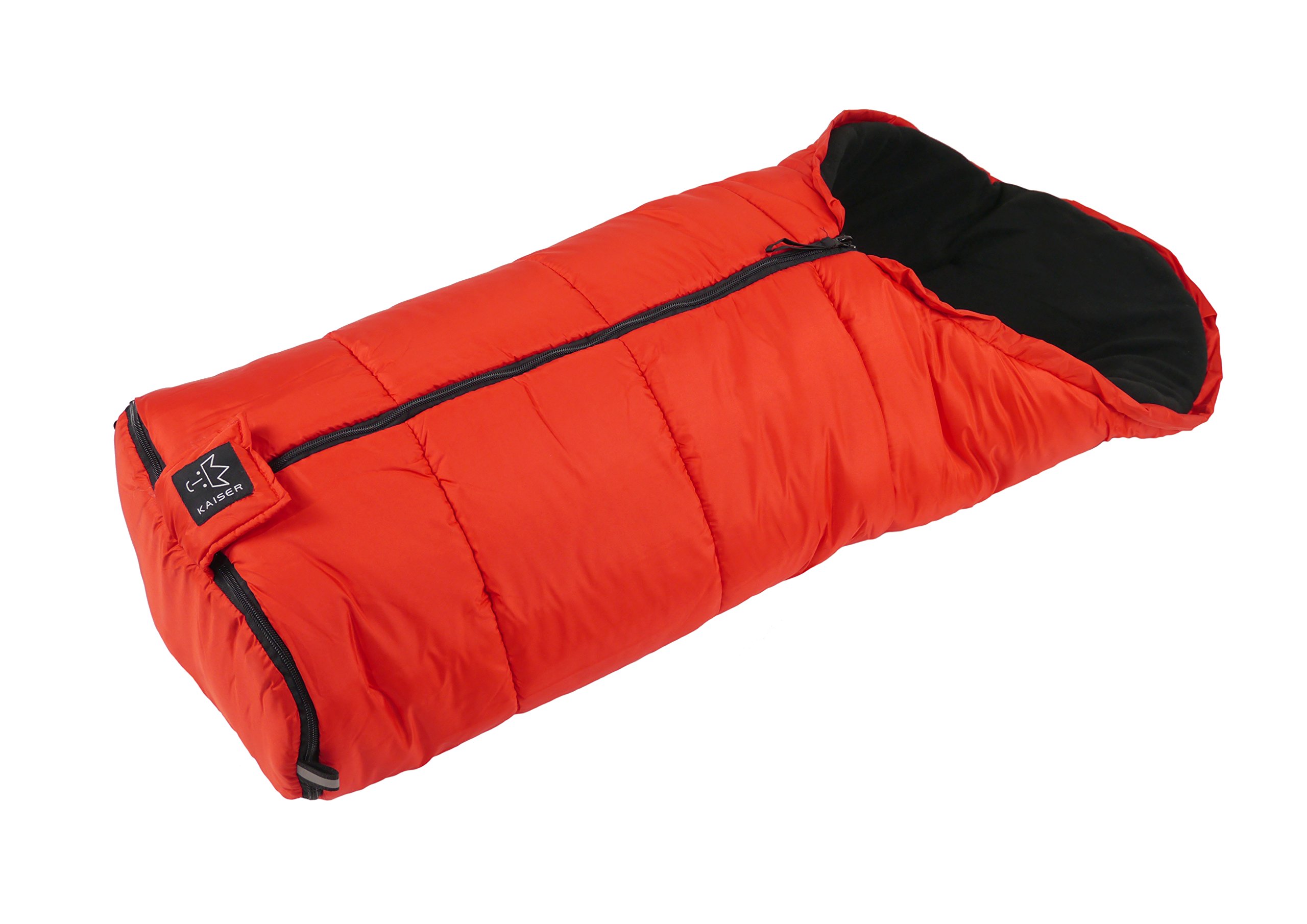 Kaiser 65706-33 - Cubrepiernas térmico para carritos de bebé, color rojo
