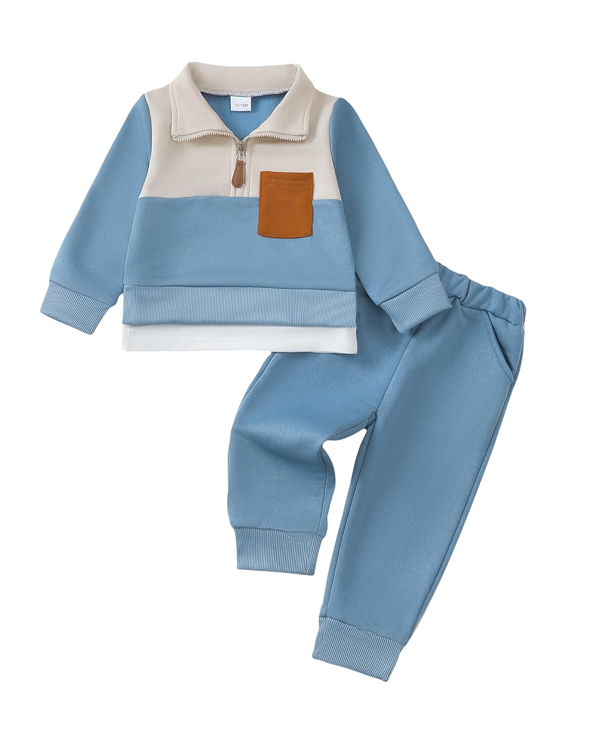 Toddler Baby Boy Clothes Long Sleeve Hoodie Plaid Flannel Shirt and Pants Set Fall Winter Outfits