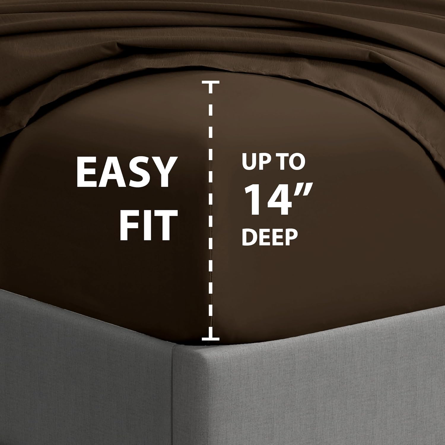 Twin Brown Ultra Soft Microfiber Sheet Set