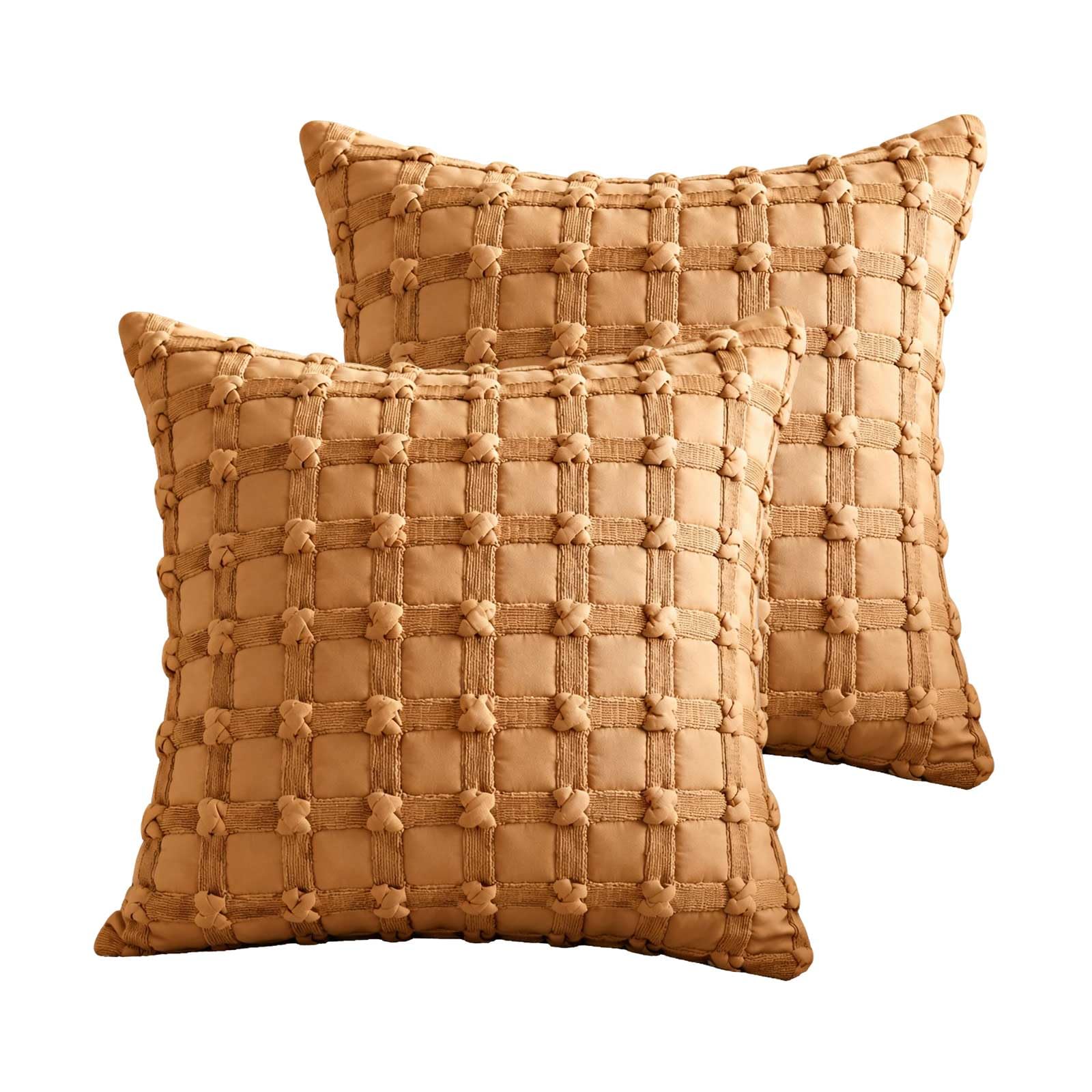 BCCIAPLN 3D Bubble Texture Throw Pillow Covers 18x18inch
