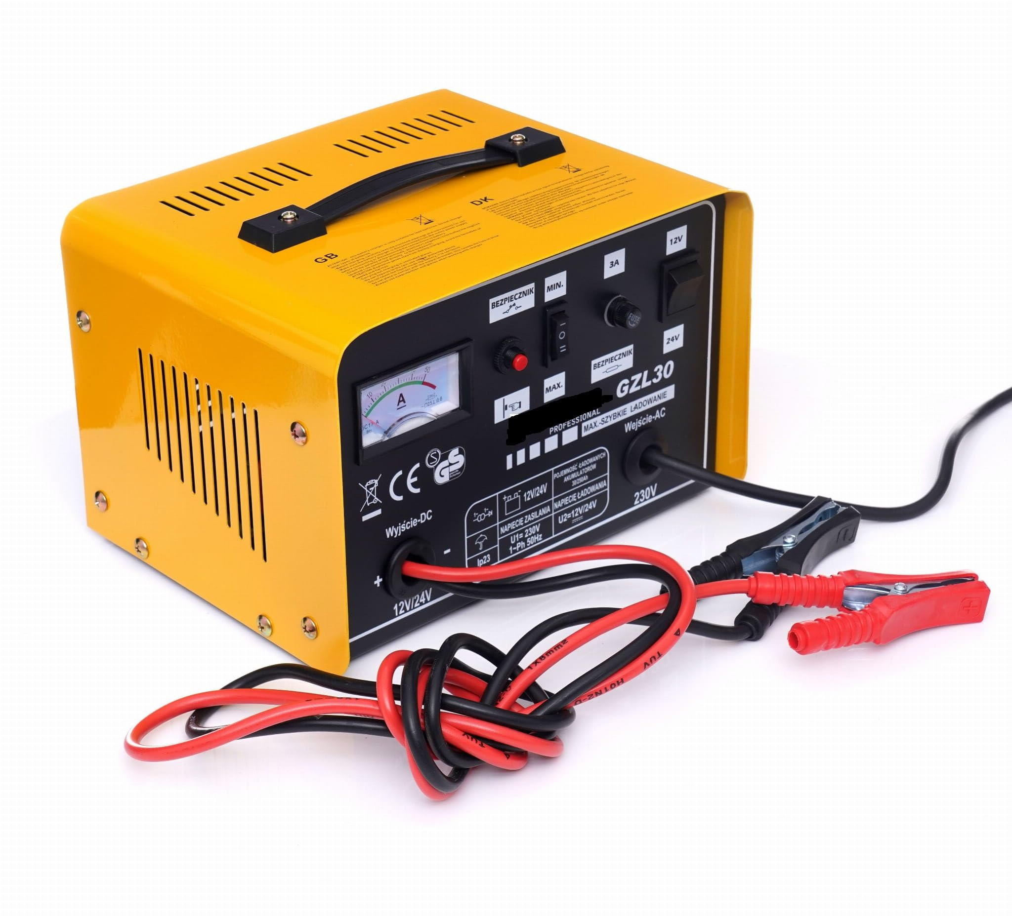 CARICABATTERIA CARICA BATTERIE 12V 24V 30A PER AUTO CAMION CAMPER SCUOTIOLIVE 90-250Ah
