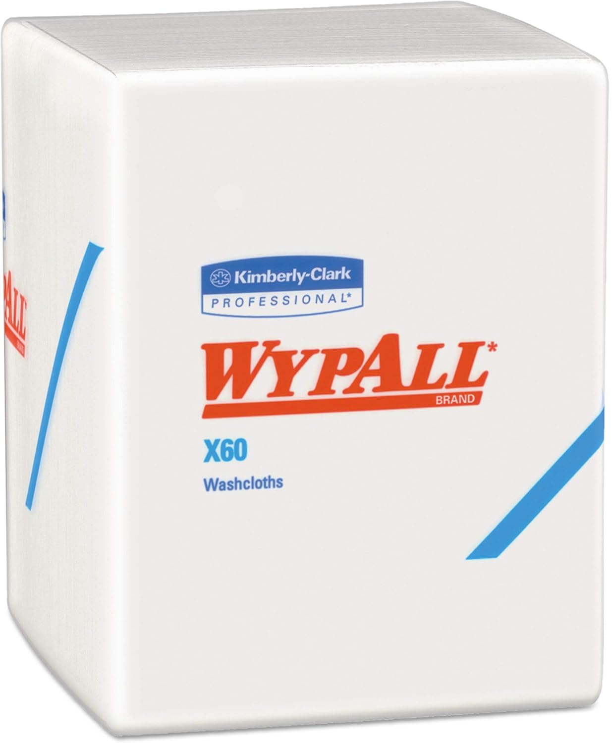 WypAll GeneralClean X60 Cloths Multi-Task Cleaning Wipes (41083), Quarterfold, Strong and Absorbent Towels, White (8 Packs of 70 Sheets, 560 Sheet Total)