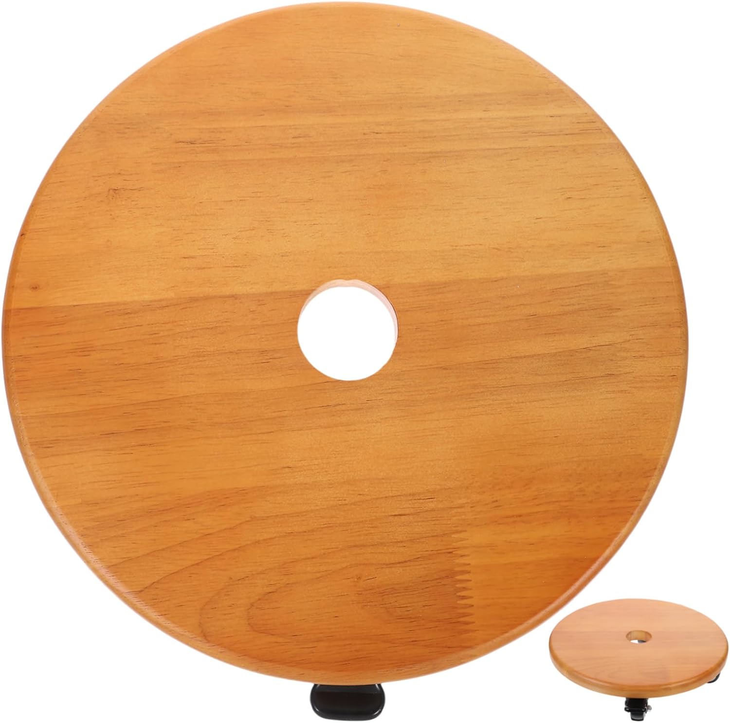 POPETPOP Wood Flower Pot Mover with Wheels Rolling Plant Stand for Use Durable and Stable Flower Pot Dolly for Easy Mobility