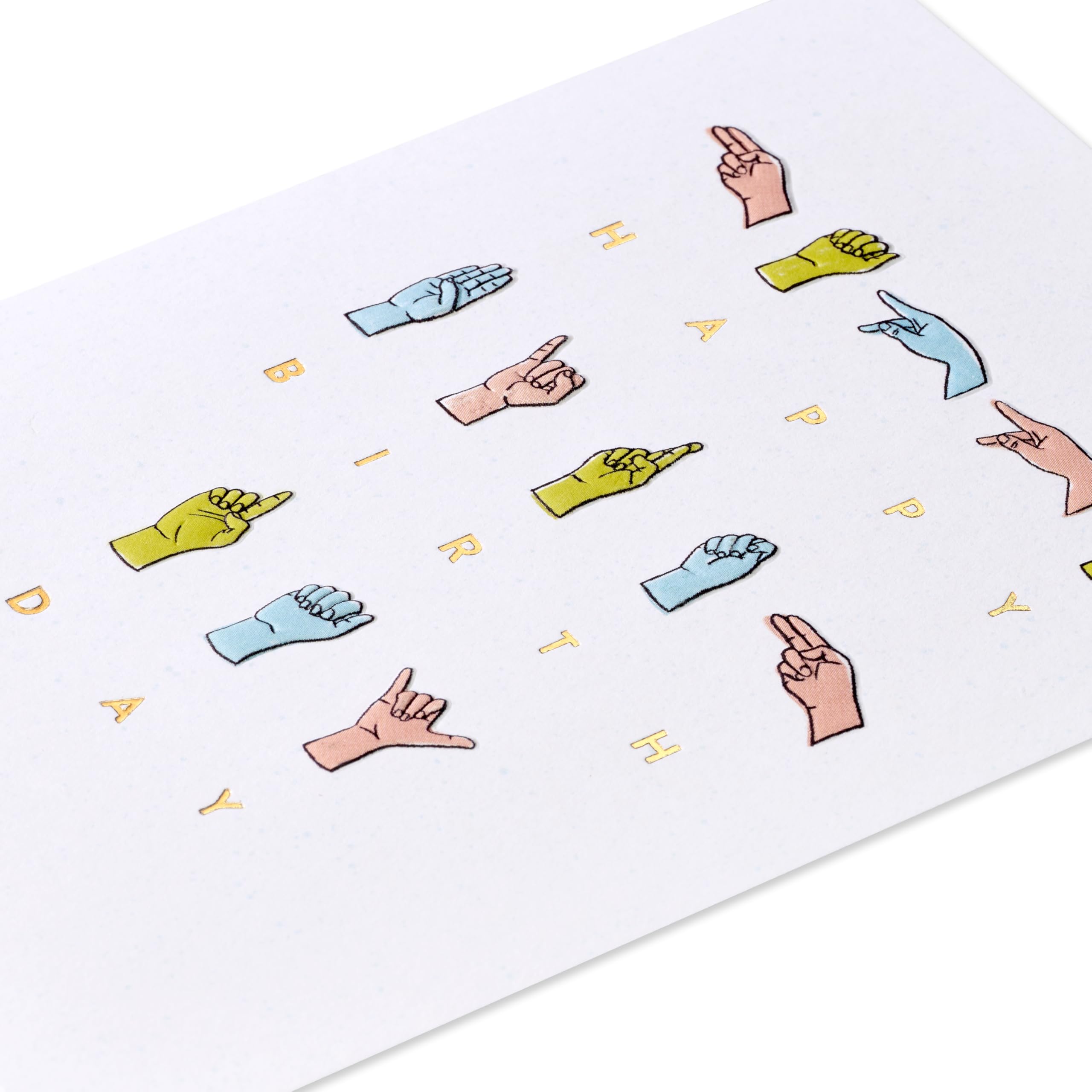 American Greetings Sign Language Birthday Card (Amazing Day)