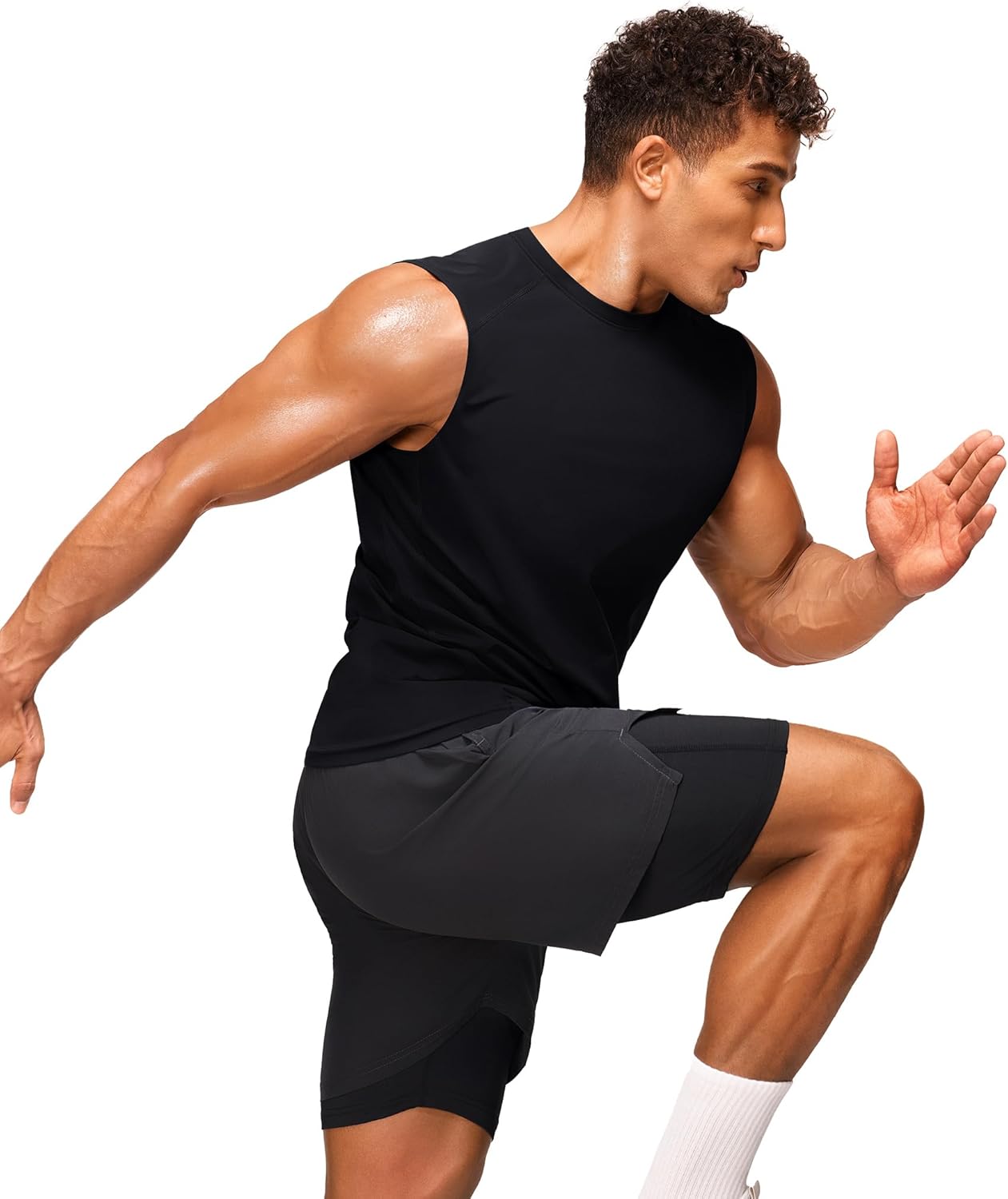 Junlan Sauna Suit for Men - Sleeveless Sauna Shirt Sweat Vest for GYM Workout - Image 6