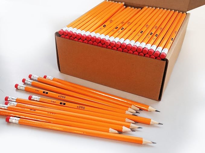 S & E TEACHER'S EDITION Lápices Grafito HB #2 200 Piezas miniatura 6