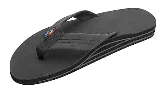 レインボーサンダル ダブルレイヤー プレミアレザー BLKブラック M Amazon | [RAINBOW SANDALS] '[レインボーサンダル] プレミアム