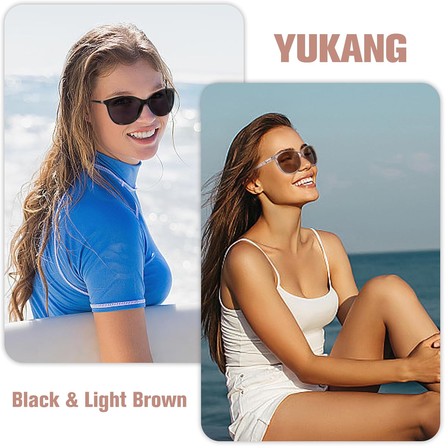 Progressive Multifocal Sunglasses for Women Men, Multifocus Sun Readers Outdoor Reading Sunglasses Women's with UV400