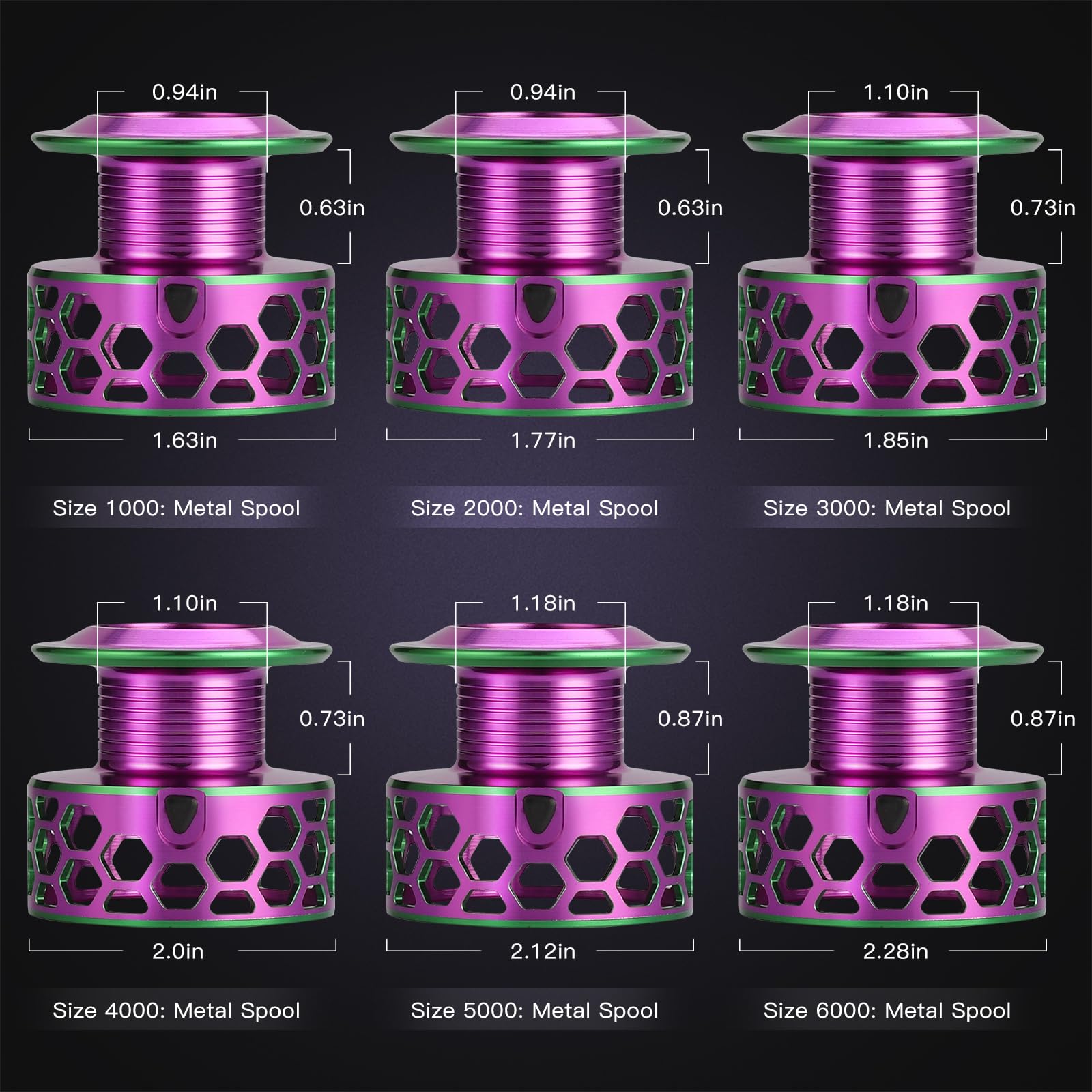 diy fishing reel specs BILLINGS Colorful Spinning Reels,14+1 BB Ultra Smooth Powerful Spinning with CNC Metal Spool,Light Weight,5.0:1/4.7:1 Gear Ratio,22LBS Max Drag,for Freshwater (1000) : Sports & Outdoors Abu Garcia Revo X and interchangeable right or Welded Ring Ball Bearing Swivel Spool Length:150M