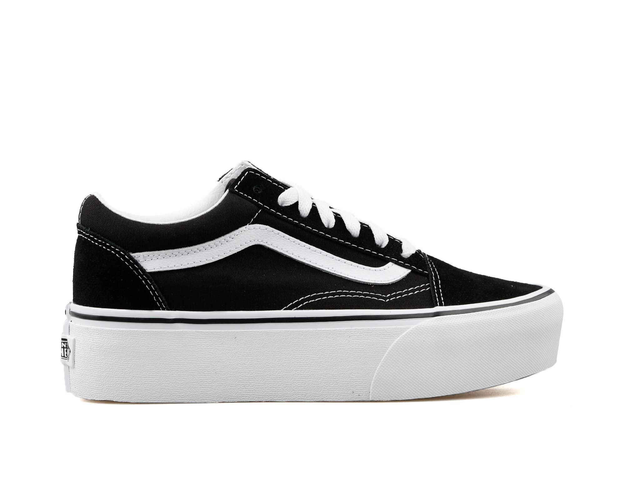 VansOld Skool, Suede/Canvas Black/True White, 7 Women/5.5 Men