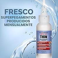 Vista 2 de Starbond EM-02 Adhesivo de cianoacrilato (CA) instantáneo, fino y superrápido, de calidad superior, superadhesivo, más tapa extra y micro puntas