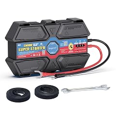 Permanent Mount Super Capacitor Jump Starter - 1300A Batteryless No Pre-Charge 3-10min Fast Charge App Monitoring IP65 Waterproof