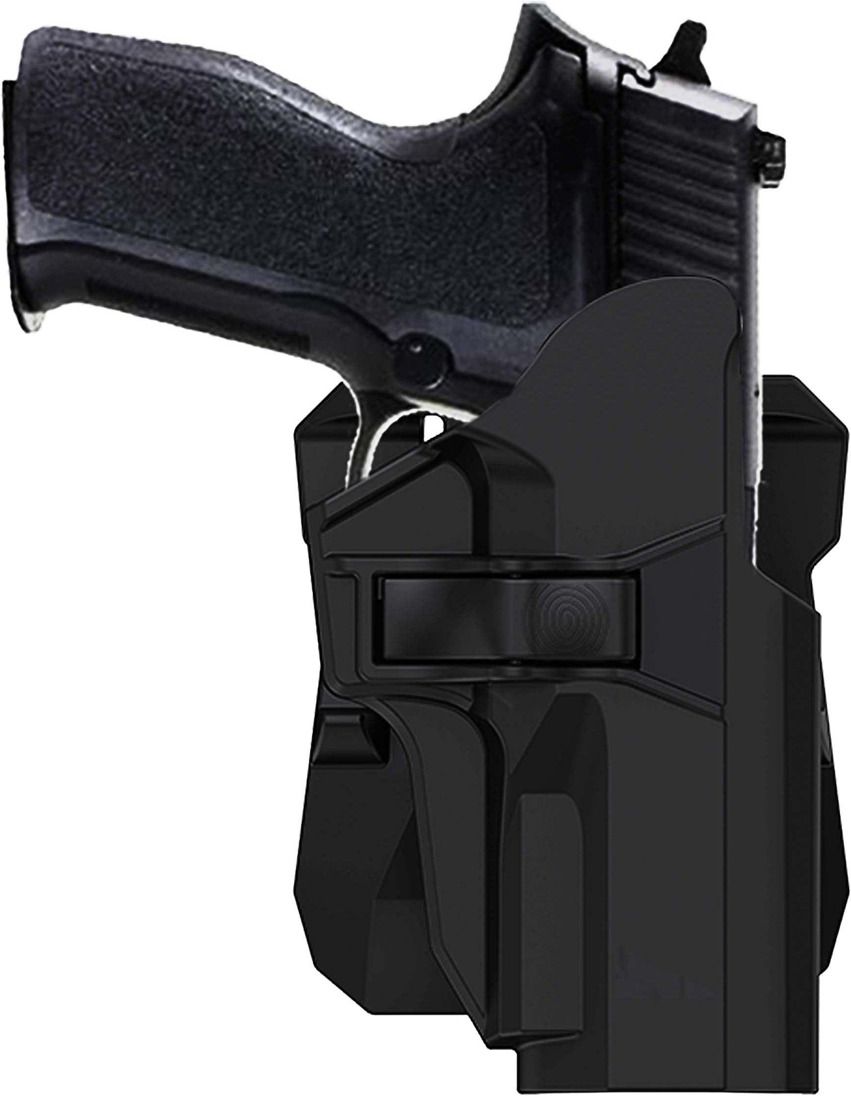 OWB Holster Compatible with Sig P226 P227 P228, Tactical Outside Waistband Paddle Holster with 360° Adjustable Cant, Black, Right-Handed