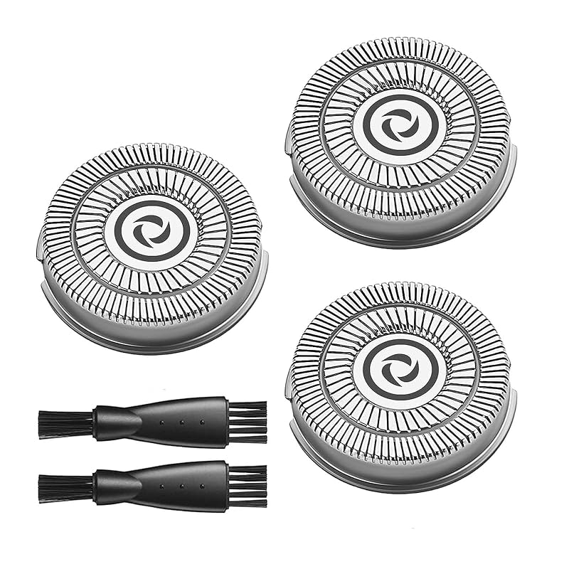 Cabeças de reposição para barbeador elétrico Pritech RSM-1505 uijino, pacote com 3