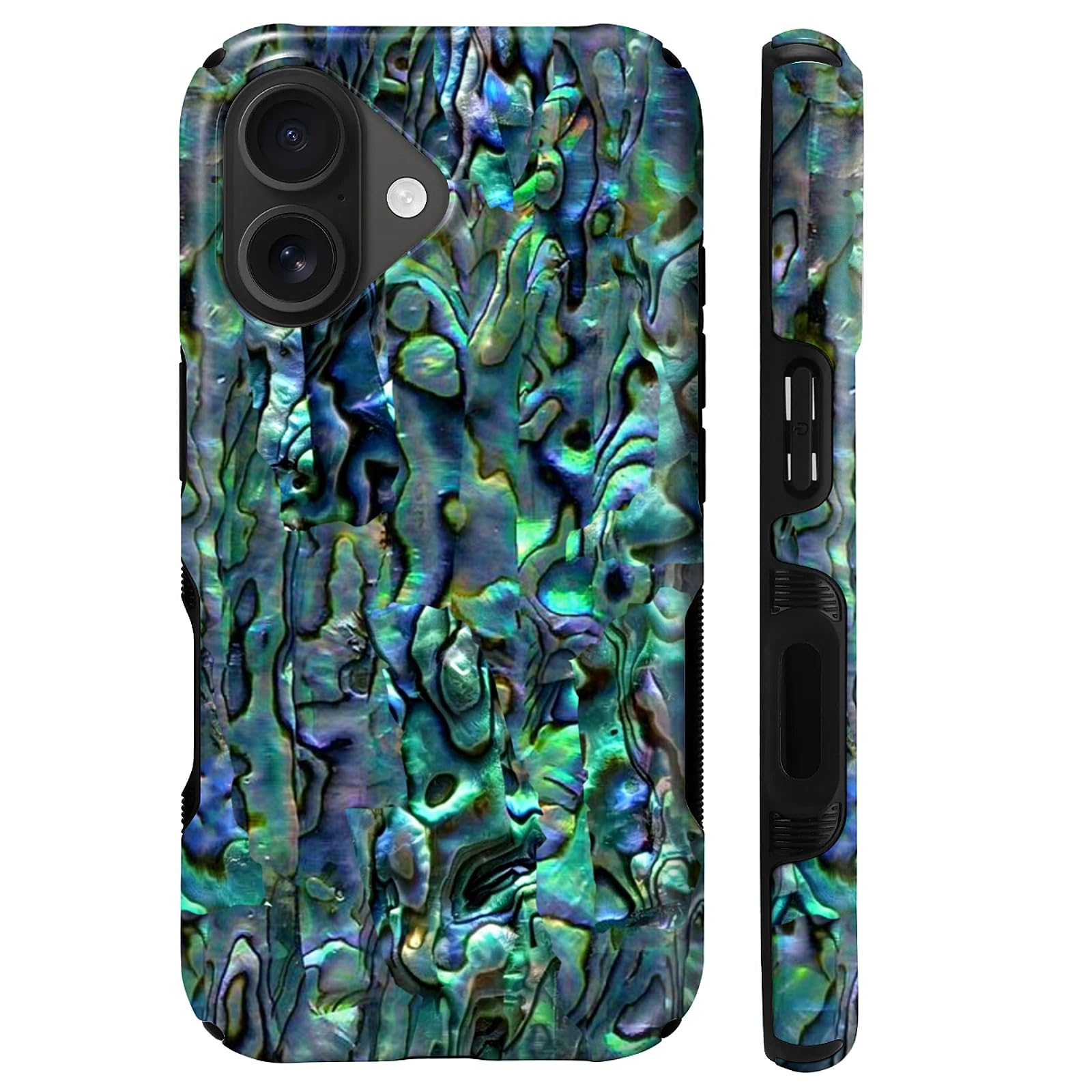 Coque iPhone 16 MagSafe en nacre d'ormeau naturel premium - 8