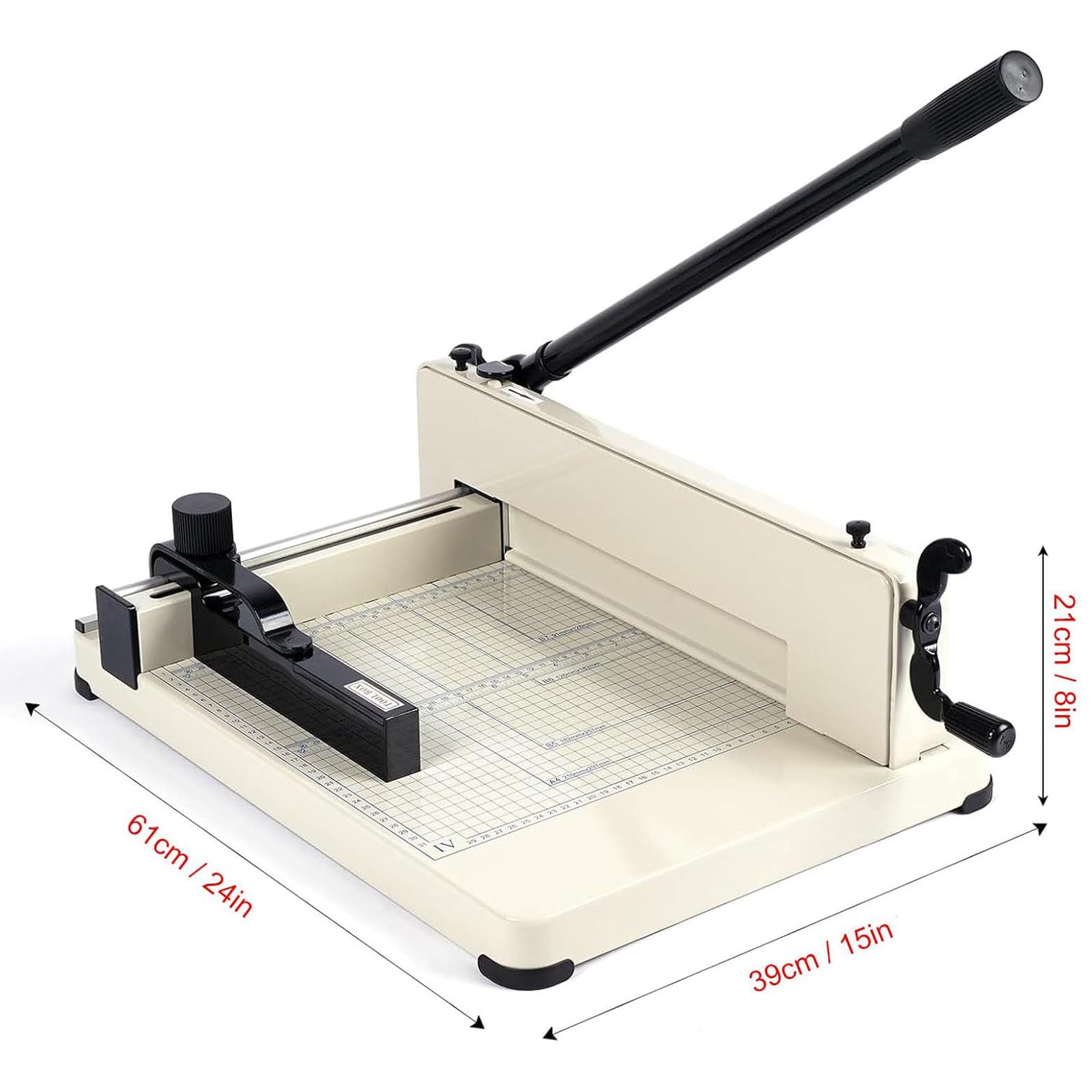 Cutte de papel A4 resistente con capacidad para 400 hojas