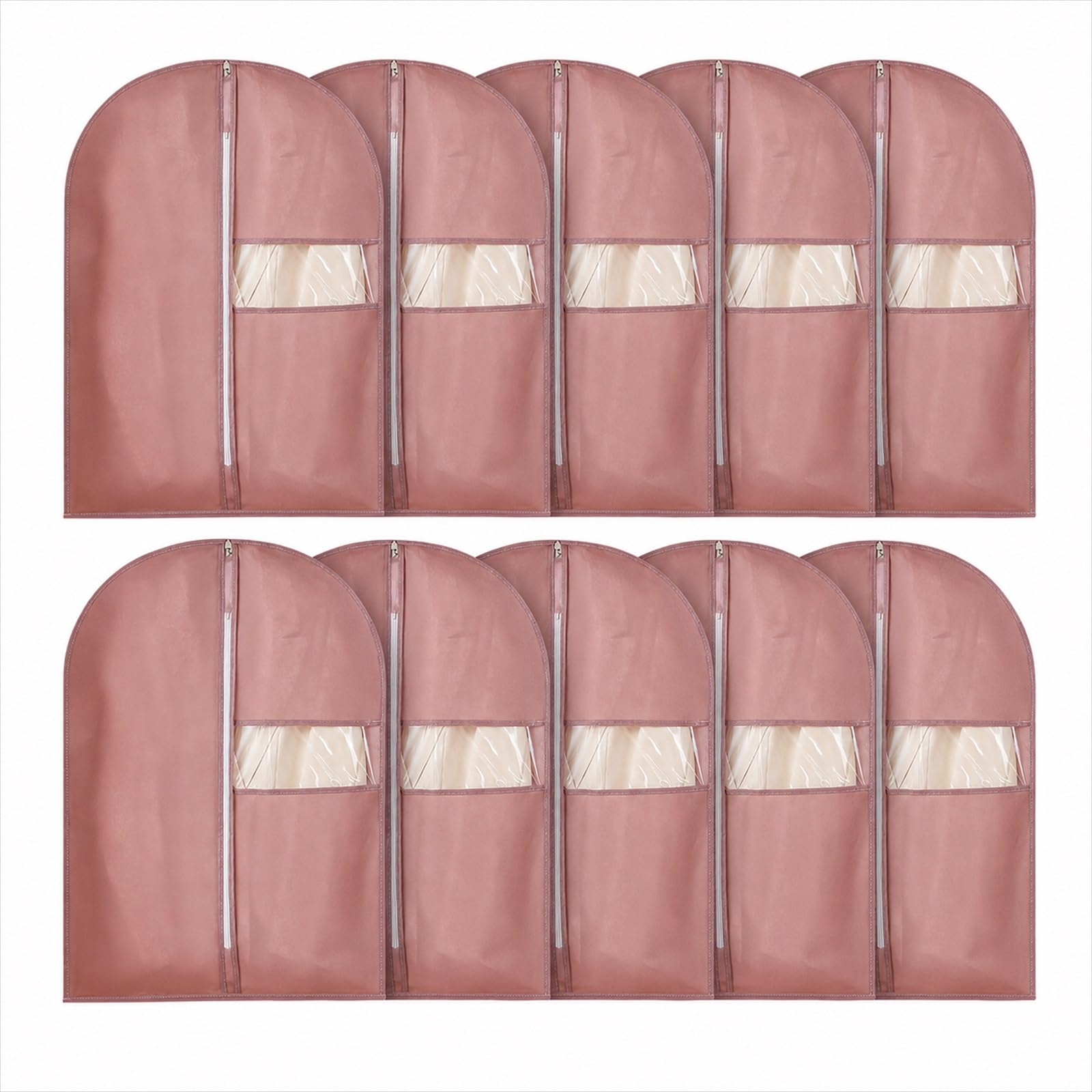 Fundas de Ropa,Fundas para Trajes,Bolsa de Traje,Fundas para Colgar Ropa,Transpirable,Impermeable,para Almacenamiento de Trajes Vestidos Abrigos Americanas Camisas Vestidos de Noche
