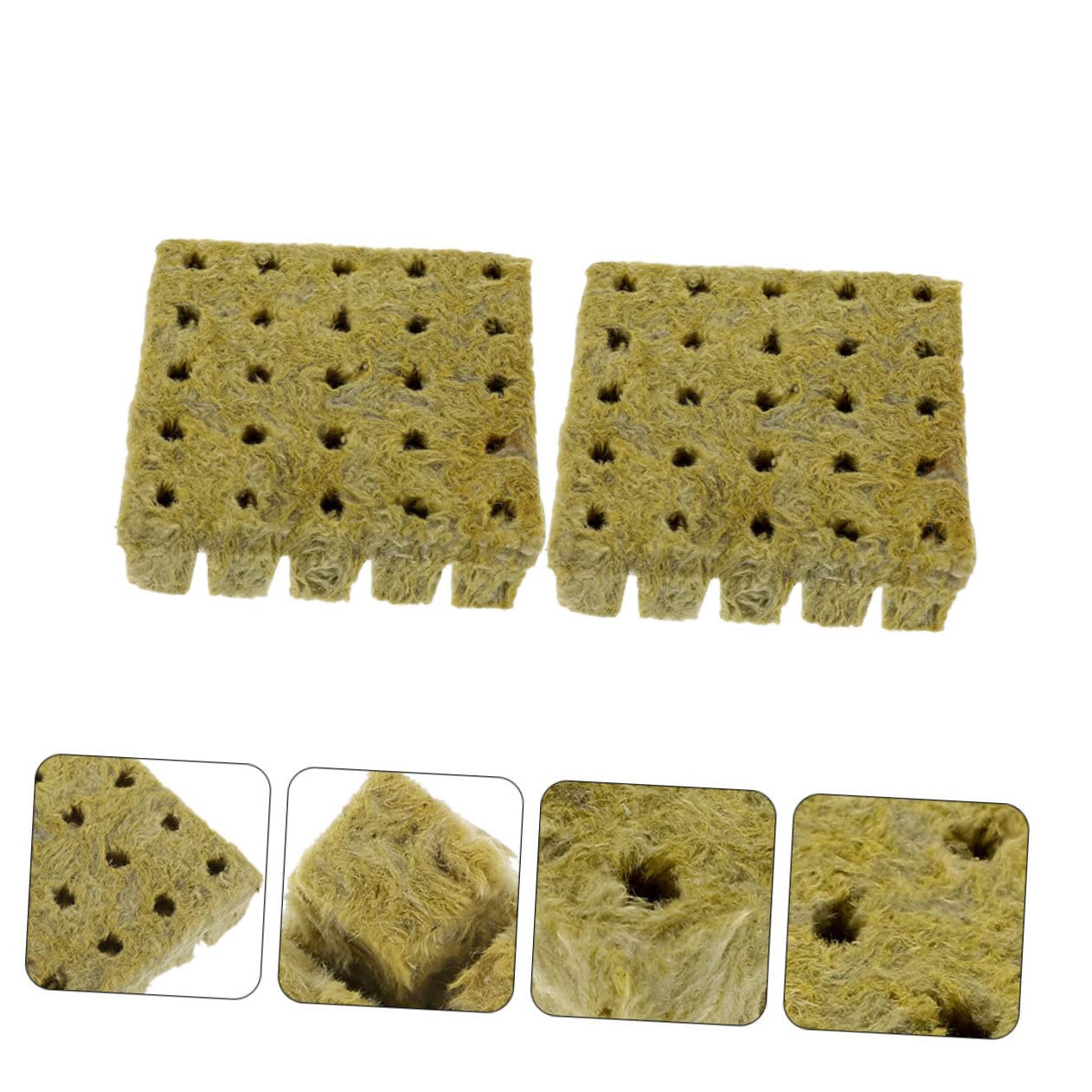 3 Series Cubos De Crecimiento Hidropónicos para Bloques De Propagación De Plantas De Jardinería 50 Piezas*3