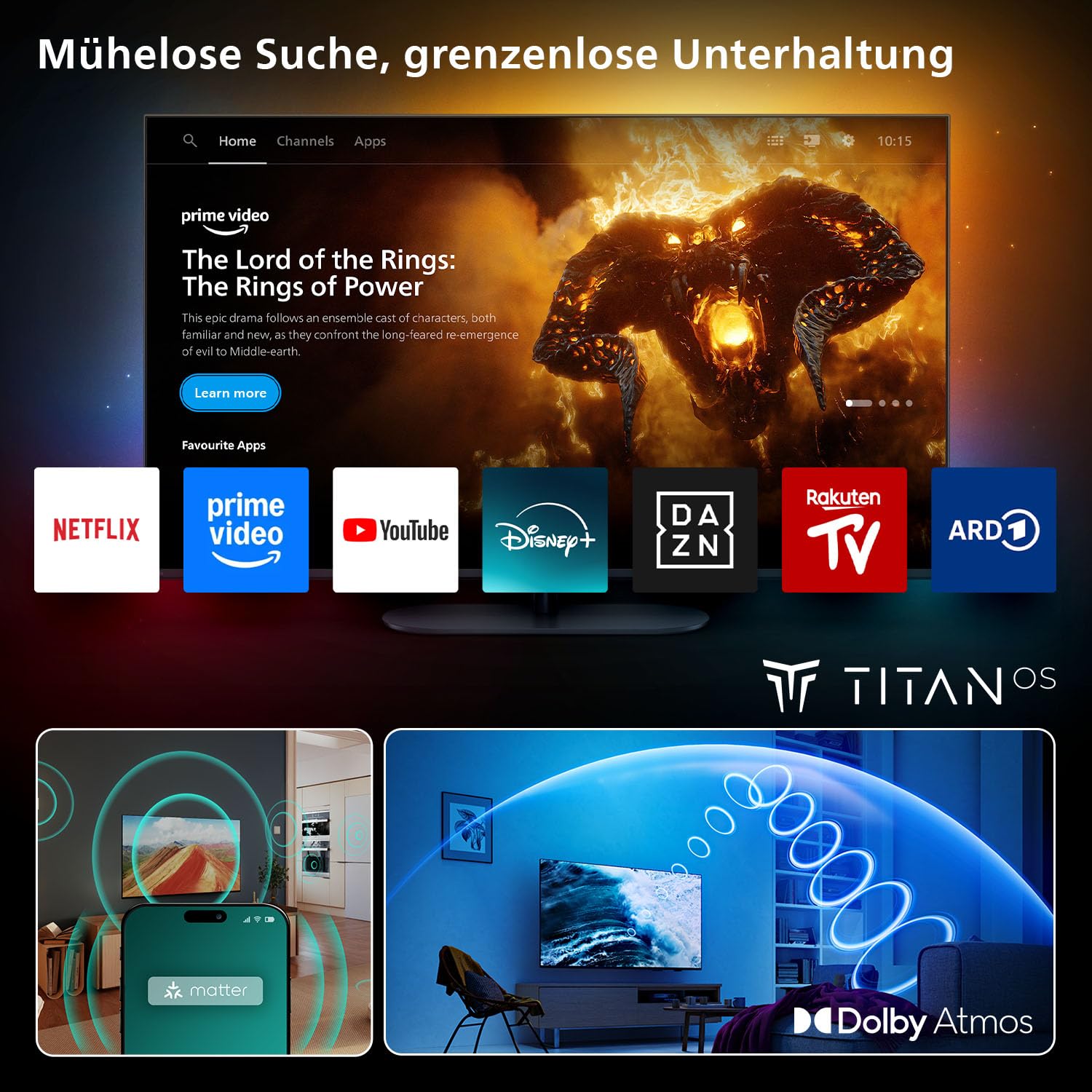 Philips 55PUS7200 4K LED Smart TV - Display mit Pixel Precise Ultra HD – Bild 6