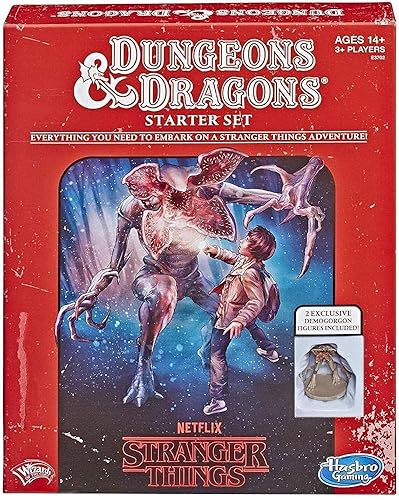 Hasbro Gaming Stranger Things Dungeons & Dragons Juego de Rol Juego de Inicio, 14 años+