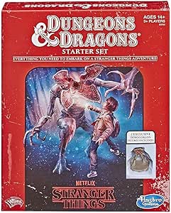 Hasbro Gaming Stranger Things Dungeons &amp; Dragons Roleplaying Game Starter Set, 14 Years+
